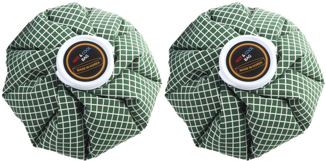 보성 메디칼 냉온 찜질주머니 그린 소, 2개