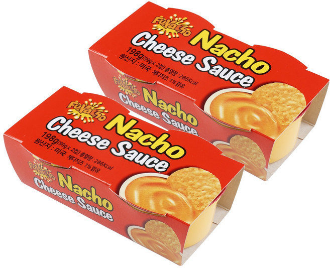 펀나쵸 나쵸 치즈소스 2p, 99g, 4개