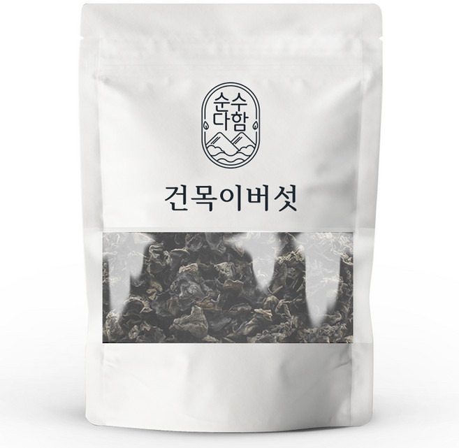 純粹多含 乾燥木耳, 1個, 200g