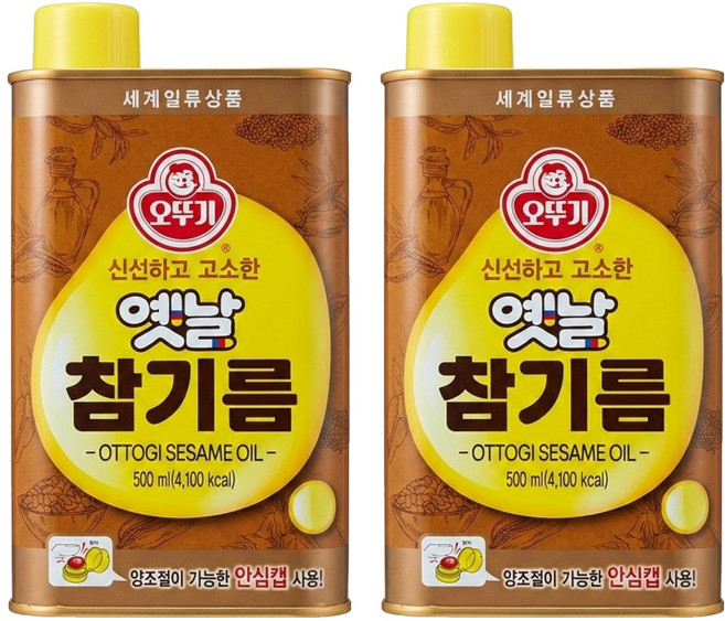 OTOKI 不倒翁 Yetnal 傳統芝麻油, 500ml, 2瓶