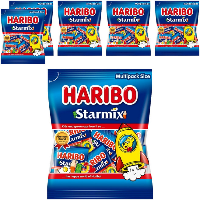 하리보 스타믹스 젤리, 250g, 6개
