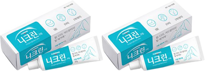 일동제약 니크린 셀프 왁싱크림 팔다리용, 30g, 2개