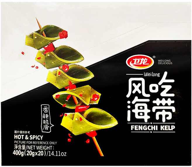 衛龍 風吃海帶 20包, 400g, 1盒