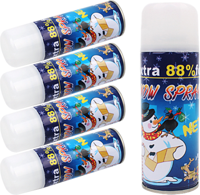 파티해 눈스프레이, 혼합색상, 5개