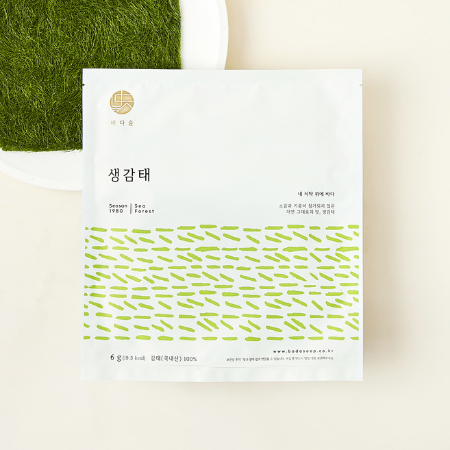 바다숲 자연 그대로 생감태 5매, 6g, 2개