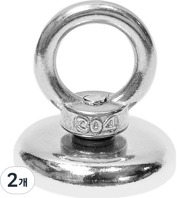 World Clean 釹磁鐵掛鉤 環形 36mm, 單一顏色, 2個