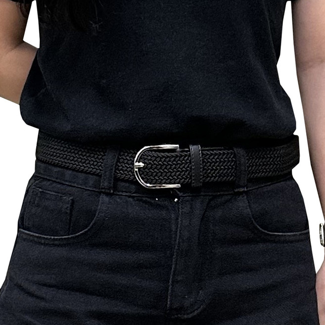 잭케빈 남녀공용 신축성 좋은 스판벨트 SP102
