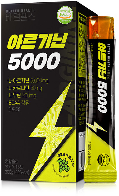 더존건강 배럴 헬스 아르기닌 5000 15p, 300g, 1개