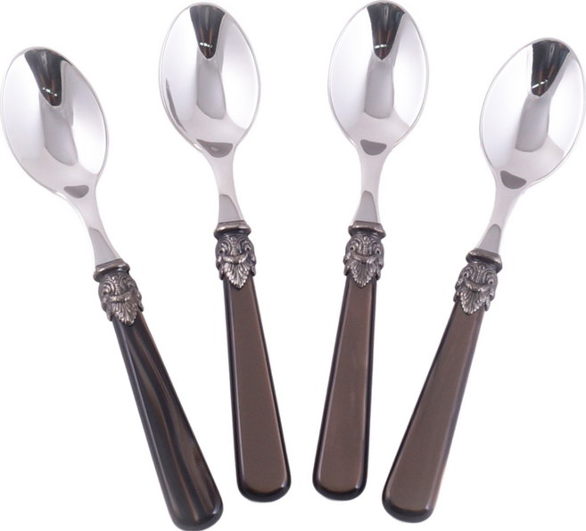 EME 나폴레옹 티스푼, 브라운, 4개