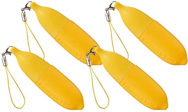 토니모리 미니 과일 립밤, 바나나, 7g, 4개