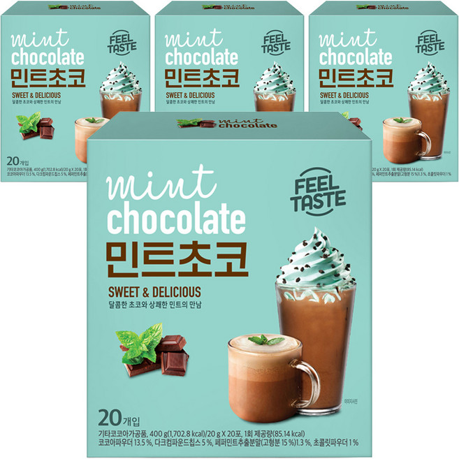 다농원 민트초코 분말, 20g, 20개입, 4개