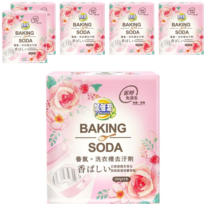 加倍潔 香氛洗衣槽去汙劑 2包, 400g, 6盒