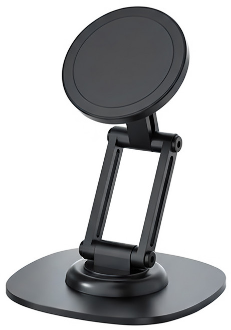 HONG JIN 宏晉 Magsafe摺疊金屬手機架, 黑色, 1個