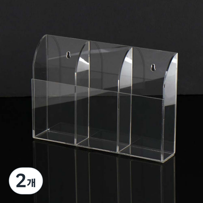 제이앤씨 벽걸이 리모컨 거치대 3구, 2개