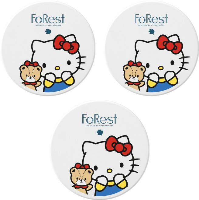 그린핑거포레스트 선쿠션 헬로키티 에디션, 13g, 3개