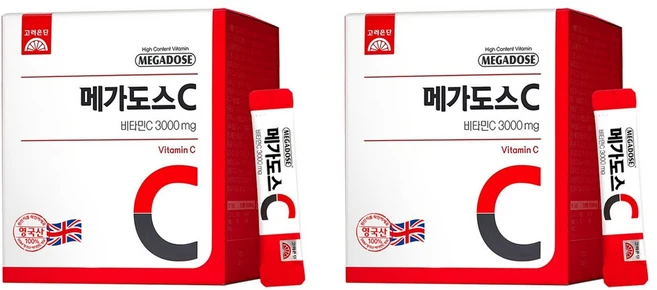 메가도스 비타민C 3000mg, 180g, 2개 - 쿠팡