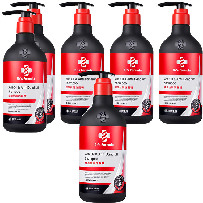 台塑生醫 控油抗屑洗髮精, 580g, 6瓶