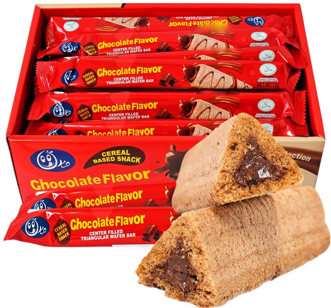 뉴트리오코 초콜릿맛 웨이퍼, 30개, 12g