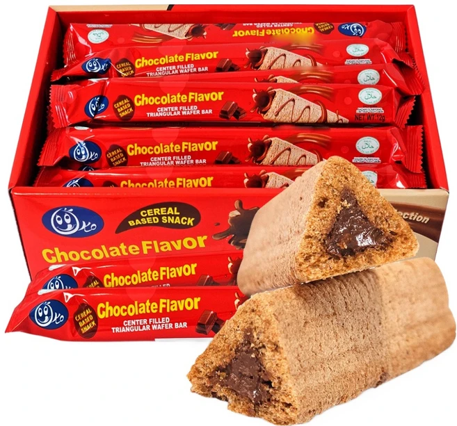 뉴트리오코 초콜릿맛 웨이퍼, 12g, 30개 - 쿠팡