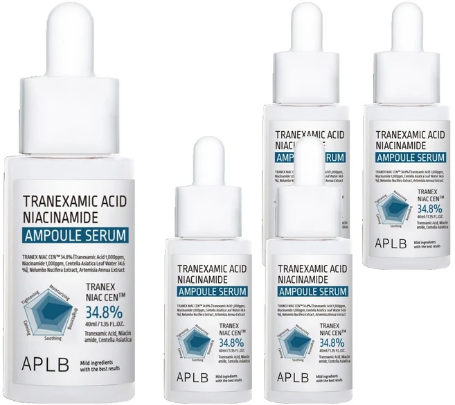 APLB 트라넥삼산 나이아신아마이드 앰플 세럼, 40ml, 5개 - 쿠팡