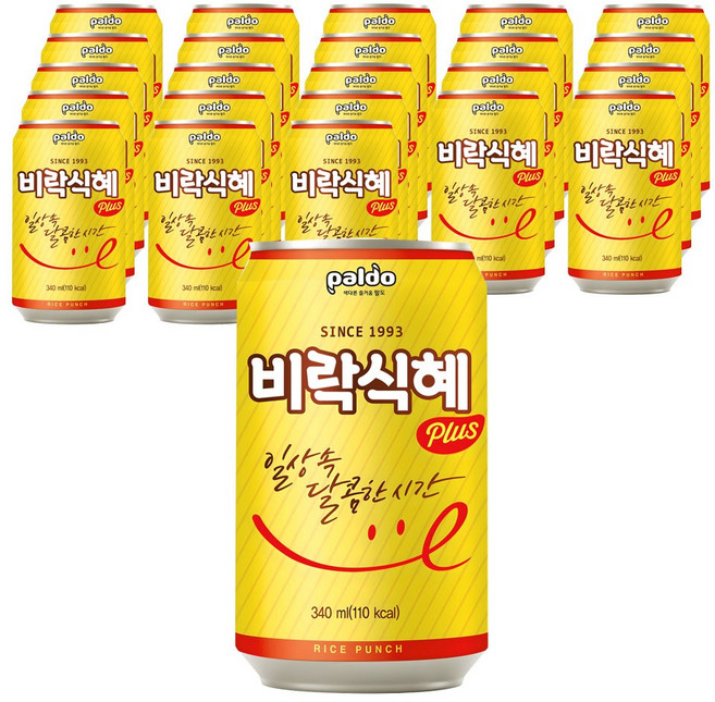 팔도 비락 식혜, 340ml, 24개