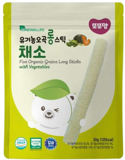 韓爸田園日記 如意金箍米棒 8個月以上適用, 五穀蔬菜, 30g, 1包