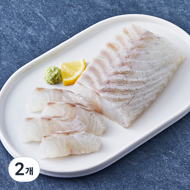 농어회 필렛, 2개, 200g