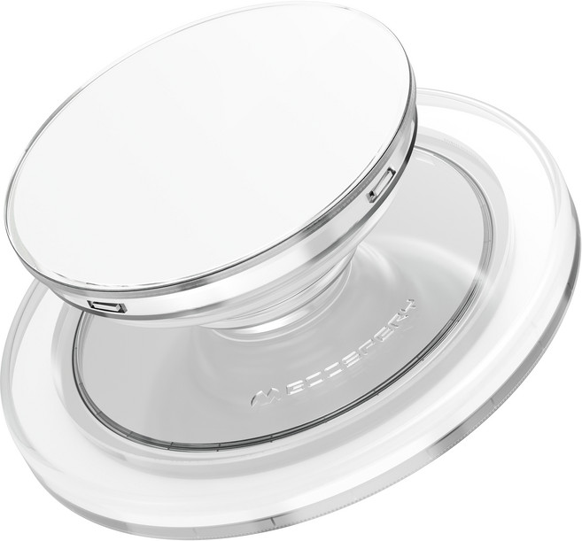 구스페리 원형 맥세이프 톡 휴대폰 거치대, 화이트, 1개