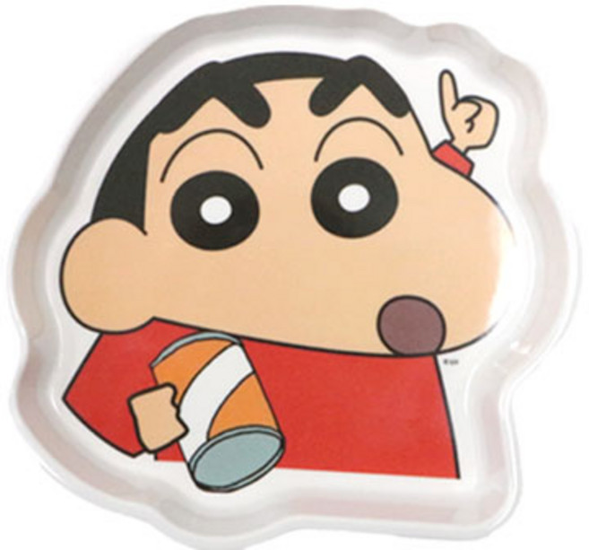 짱구는 못말려 멜라민 플레이트, 쥬스한잔, 1개