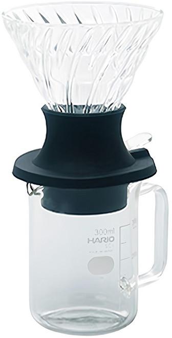 HARIO 好璃奧 Switch 浸漬式濾杯手沖壺組, 濾杯+ 下壺, 300ml, 1組