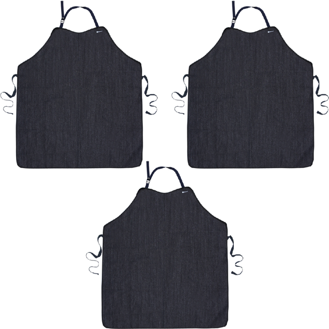 카멜로 청앞치마, 청색, 3개