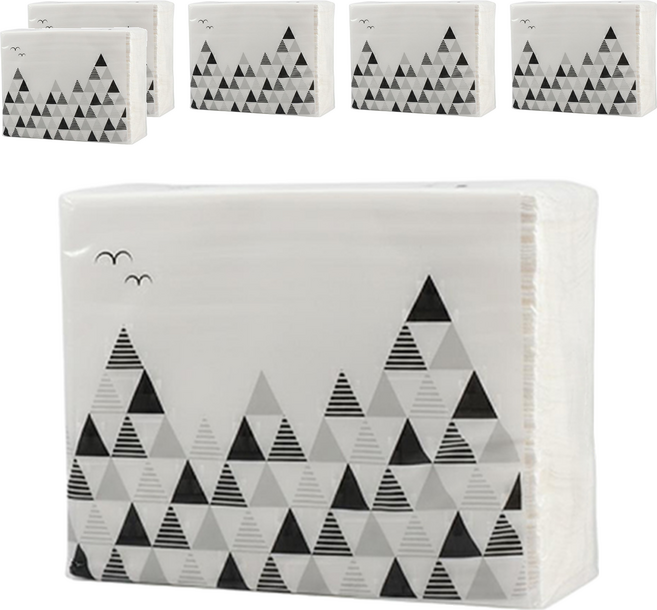 UdiLife 優的生活大師 抽取式擦手紙, 120張, 6包