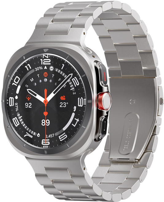 칸탐 갤럭시워치 클래식 메탈 스트랩, 티타늄, 1개