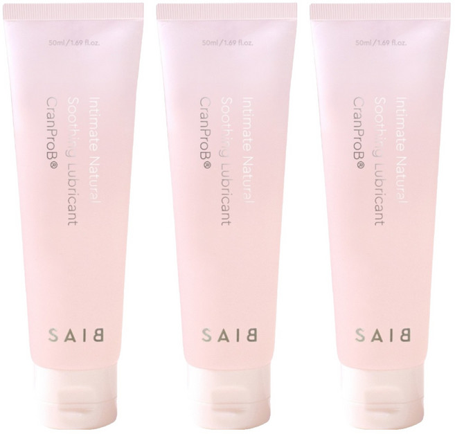 세이브 인티메이트 네츄럴 수딩젤 크랜프로비, 3개, 50ml