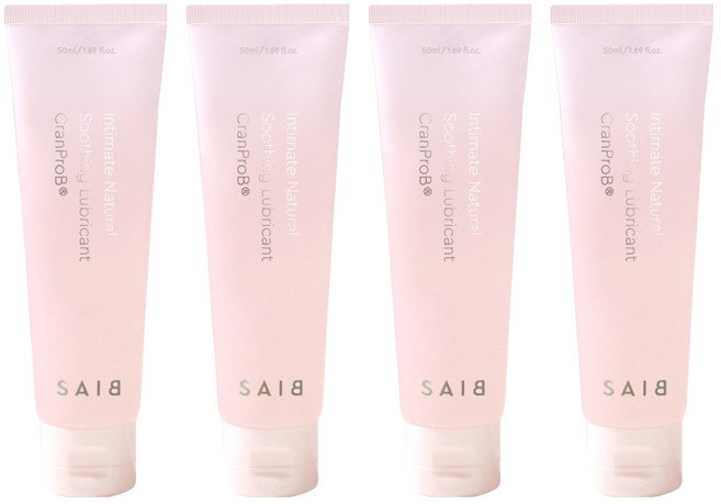 세이브 인티메이트 네츄럴 수딩젤 크랜프로비, 4개, 50ml