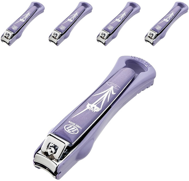 777 루이본 그립 굿 미끄럼 방지 손톱깎이 대형, 랜덤발송, 5개