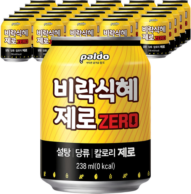 팔도 비락식혜 제로, 238ml, 30개
