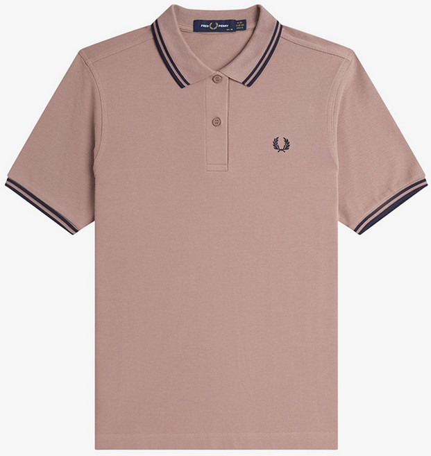 FRED PERRY 女款雙邊飾短袖Polo衫 G3600