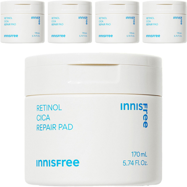 INNISFREE A醇淨膚毛孔護理棉片, 60片, 5罐