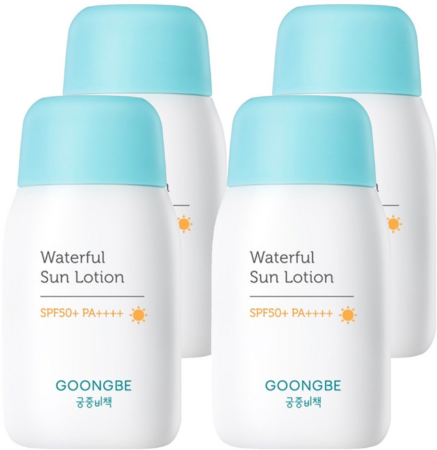 궁중비책 워터풀 선로션 SPF50+ PA++++, 80g, 4개