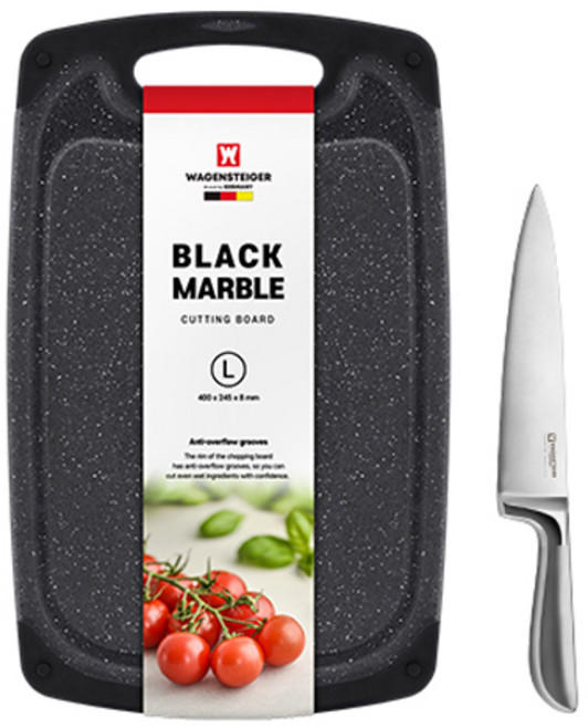 바겐슈타이거 슈미트 칼 + 블랙 마블 도마, 1개, 쉐프칼 + 도마 대