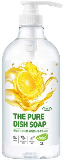 생활공식 순수한 베이킹소다 주방세제, 1L, 1개