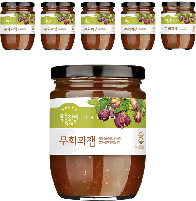 복음자리 무화과잼, 350g, 6개