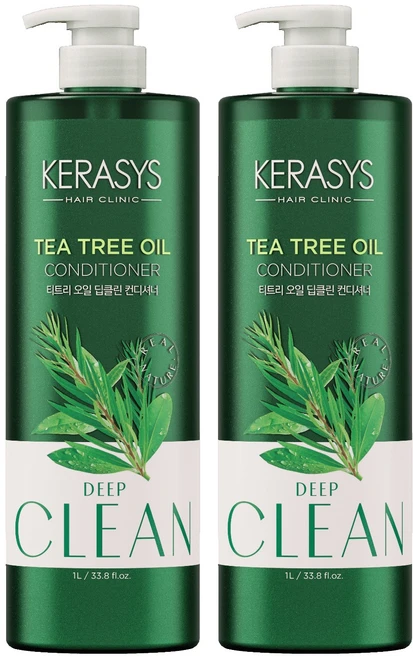 케라시스 티트리오일 딥클린 컨디셔너, 1L, 2개 - 쿠팡
