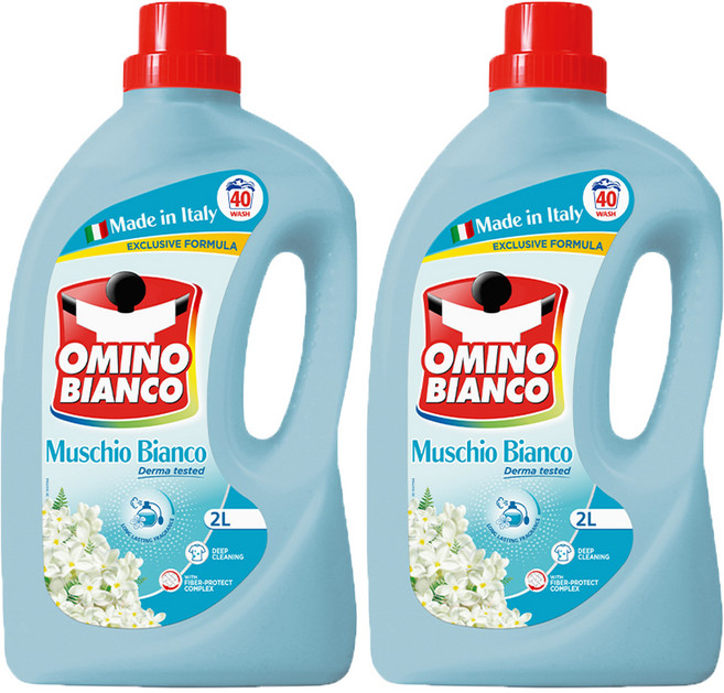 오미노비앙코 네이처프레쉬 무스키오비앙코 액상세제 본품, 2L, 2개