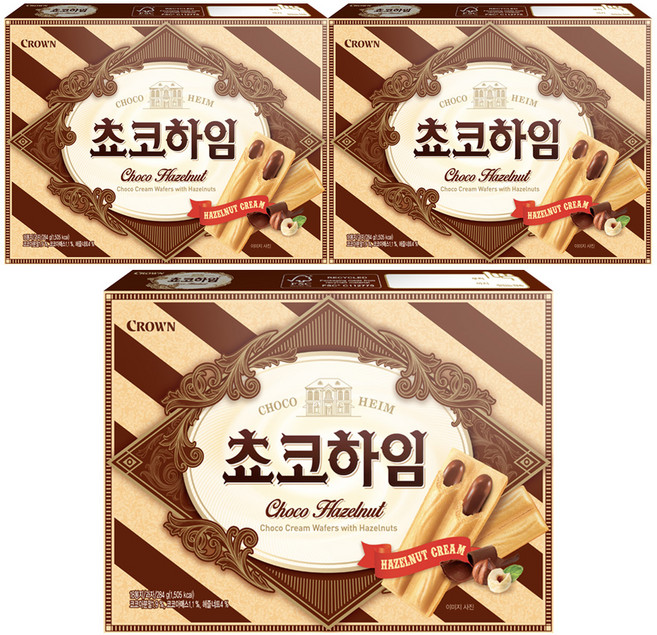 쵸코하임 비스켓, 284g, 3개