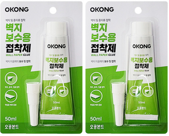 오공 벽지 보수용 접착제 2개
