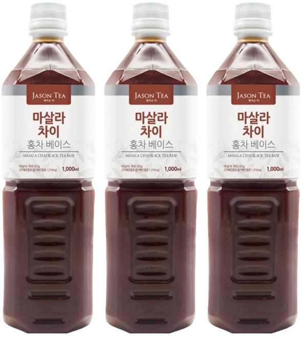 JAY SHREE TEA 印度奶茶紅茶基底, 1L, 3瓶