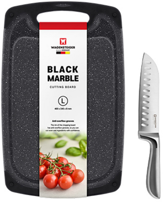 바겐슈타이거 슈미트 칼 + 블랙 마블 도마, 1개, 산도쿠칼 + 도마 대
