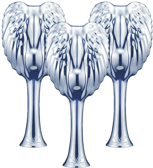 Tangle Angel 天使梳 沙龍級髮梳, 冰藍色, 3入